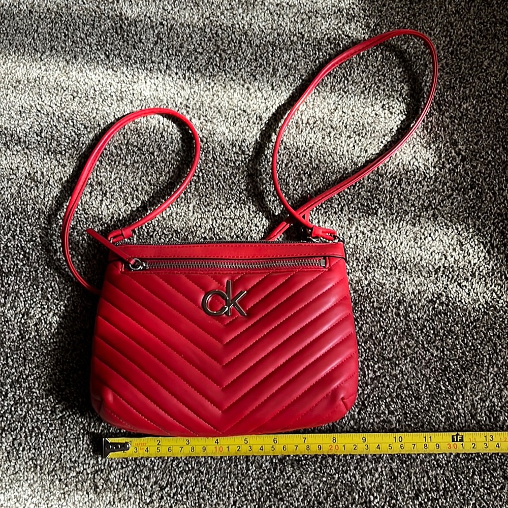 Calvin Klein crossbody red bag…